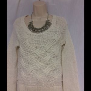Moda International/VS Cream Crew Sweater Small